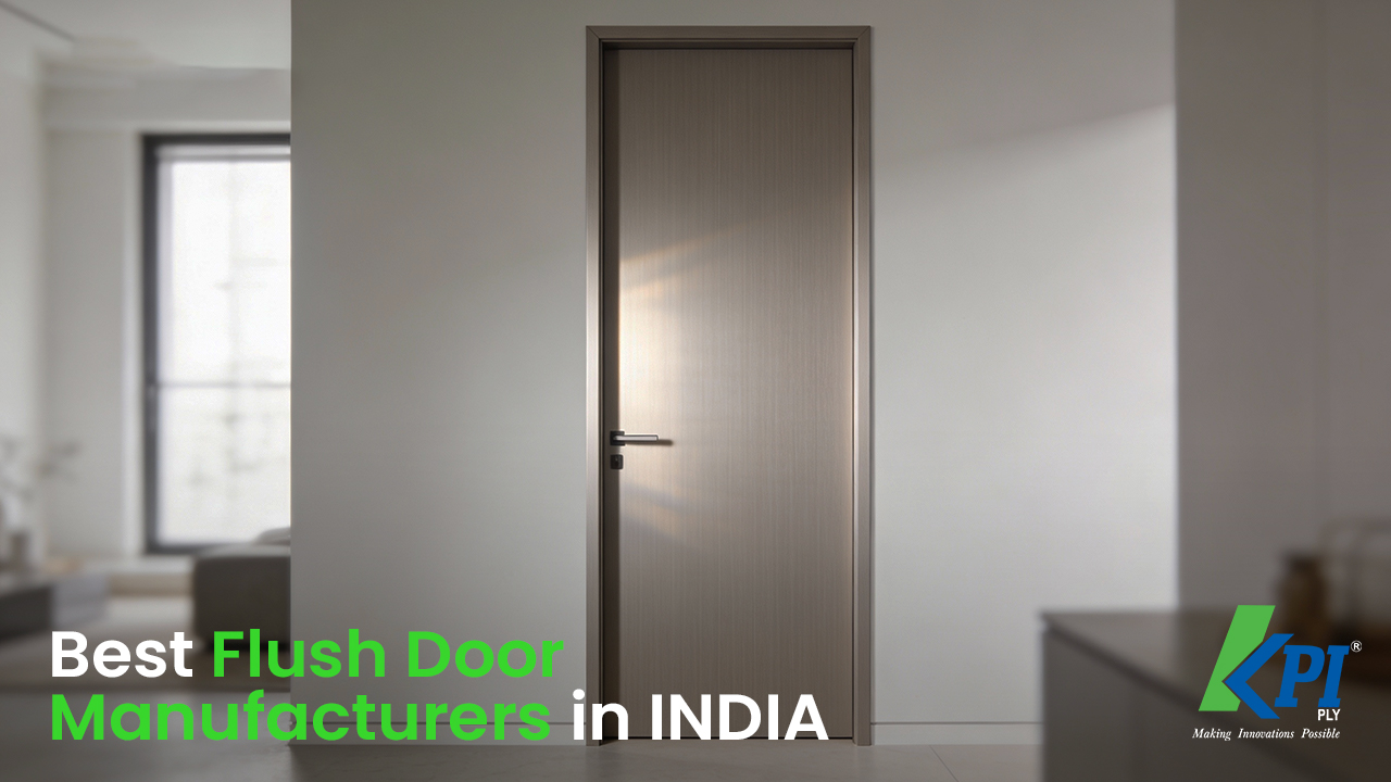 Modern flush door by best flush door manufacturers in India.