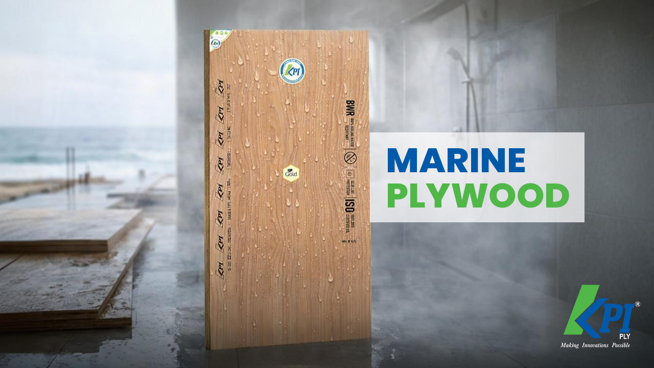 KPI marine plywood sheet with water resistance.