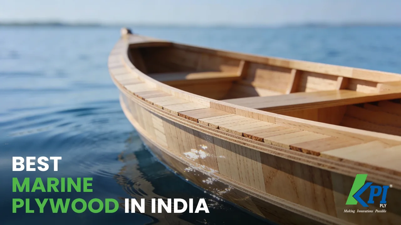 Marine plywood boat structure showcasing waterproof hardwood layers